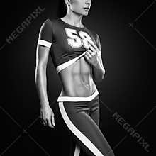 Fitness athletic young woman