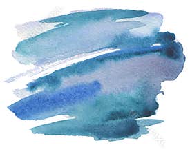 Abstract watercolor brush strokes painted background. Texture pa