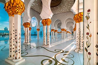 Mosque, Abu Dhabi, United Arab Emirates