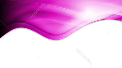 Bright blurred purple waves looped video animation