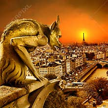 Sunset on Paris