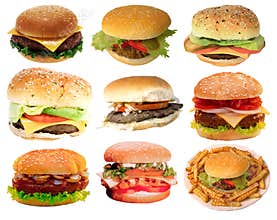 Tasty burgers, fast food