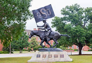 The OSU Spirt Rider at Oklahoma State University