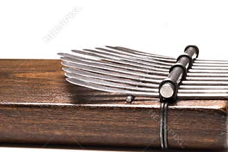 Traditional African instrument kalimba or thumb piano