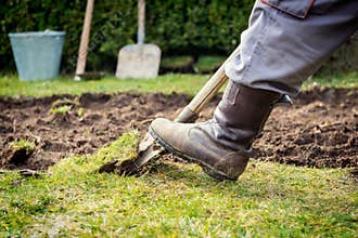Lawn digging