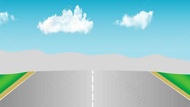 Cars on road Animation