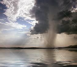 Beginning of the storm