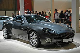 Gray sport car