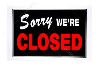 Closed Sign