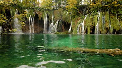 Plitvice Lakes and waterfalls in Croatia