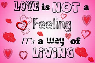 Love is not a feeling