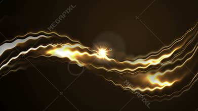 Abstract flowing chocolate waves video animation