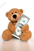 Bear saving money