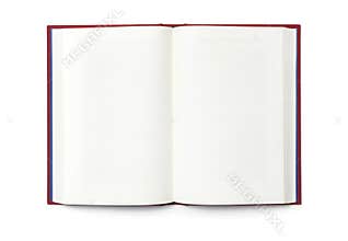 Open book isolated