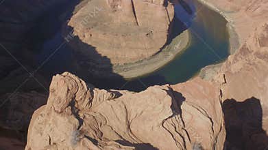 Grand canyon horseshoe bend aerial