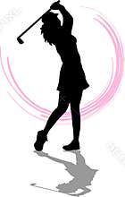 Golfer Woman