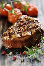 Juicy beef