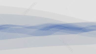 Elegant blue fabric or transparent film motion background 4K animation