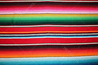 poncho background Mexican Mexico cinco de mayo rug blanket poncho fiesta serape with stripes copy space stock, photo, photograph