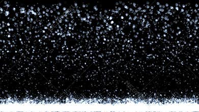 4k Abstract falling rain splash water bubble particle background.
