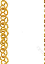 Pretzels frame on a white background