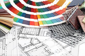 Furnishing materials & interior plan