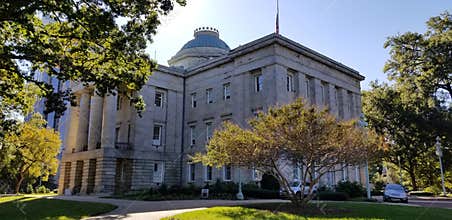The North Carolina Capital Building in Raleigh North Carolina