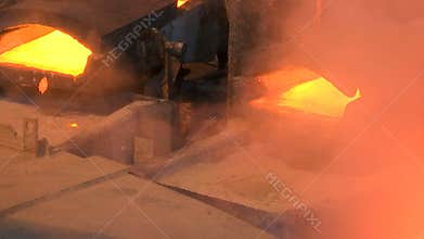 Copper-smelting works