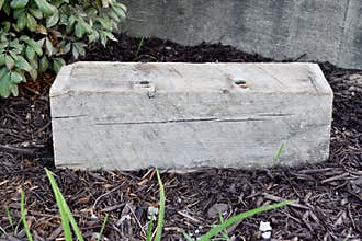 Wooden block with copy space