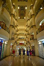 Wisma Sanyan mall, interior of the mall.