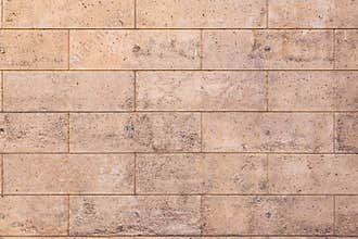 Texture of a stone porous wall