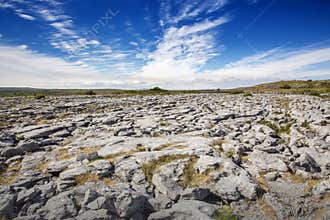 Rocky field in County Clare