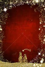 Christmas greetings cards, Nativity Scene