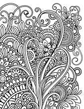 Mandala adult coloring pages