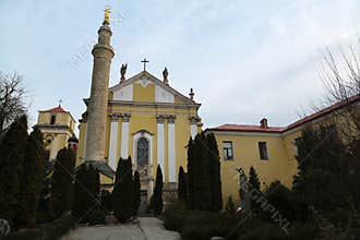 Saints Peter and Paul Cathedral in Kamianets-Podilskyi city, Ukraine
