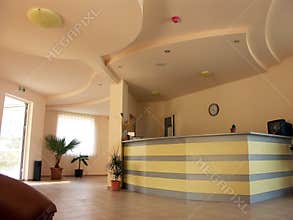 Hotel reception desk