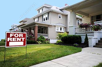 Home For Rent Sign