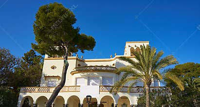 Villa Elisa herritage houses in Benicassim shoreline of Castellon