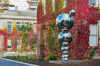 Beautiful scene around Trinity College