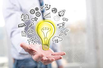 Concept of innovative idea