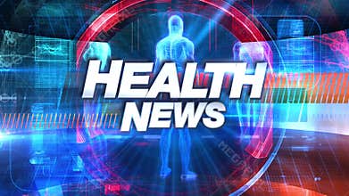 Health News - Broadcast TV Title Graphic