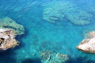 Sea colors background