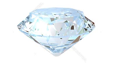 Luxury diamond. Round Brilliant cut