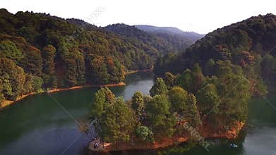 Aerial shot of the Mexican Revolution monument in Mexico City.