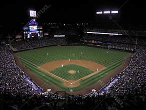 Coors Field Night Game - Colorado Rockies