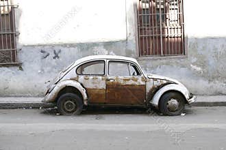 Very old car. Havana, Cuba
