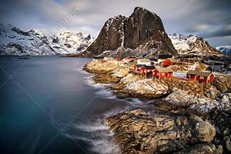 Fishing Hut Village in Hamnoy, Norway