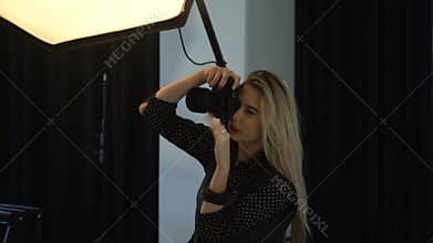 Backstage fashion photographer lifestyle art
