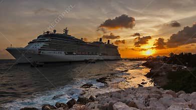 Cruise Ship in port