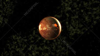 Explosion of the planets